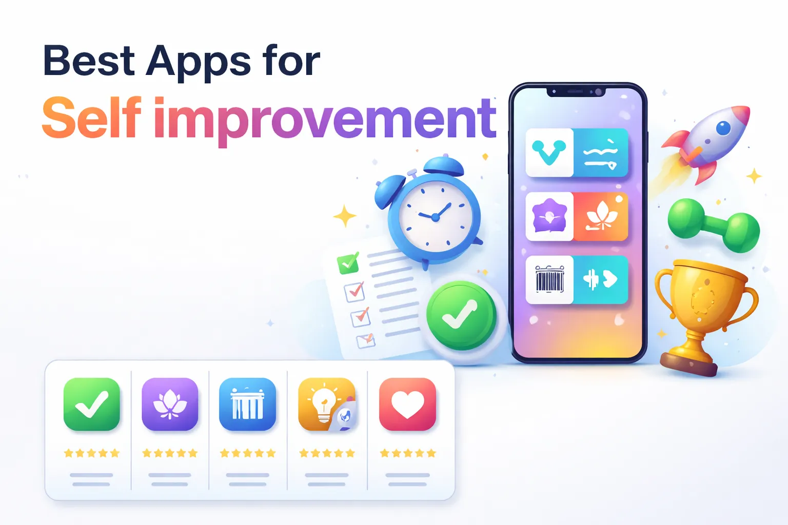 Best Apps for Self Improvement in 2026: 25 Tested Picks